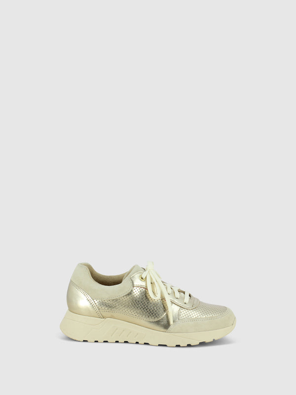 Ténis com Atacadores em Champanhe